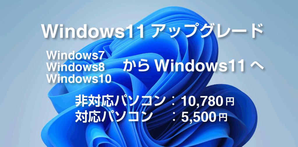 Windows11アップグレード