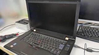 Lenovo ThinkPad L520 画面が真っ暗のまま(即日対応)